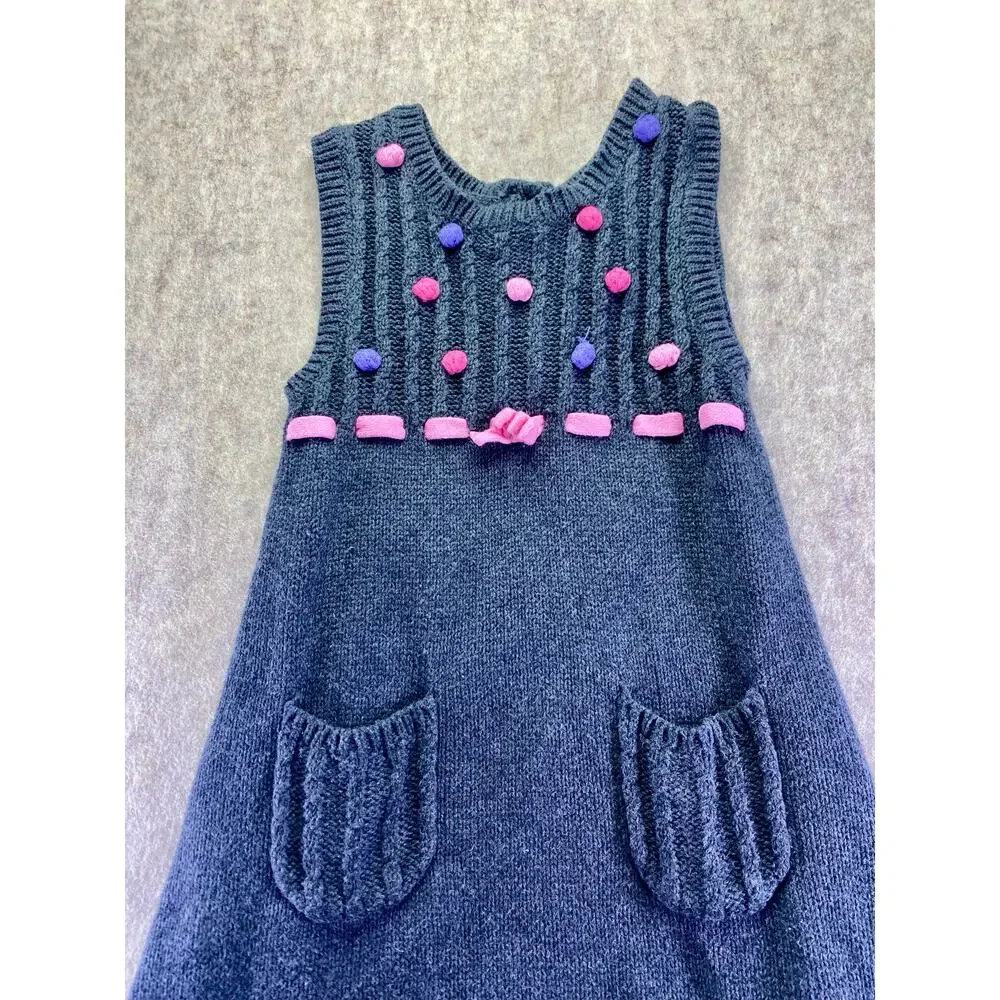 Gymboree Gray Knit Sweater Dress Size 2T
